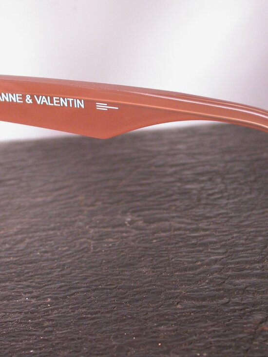 Authentic Anne et Valentin Horizon Amber Clear Eyeglasses Made in France RX